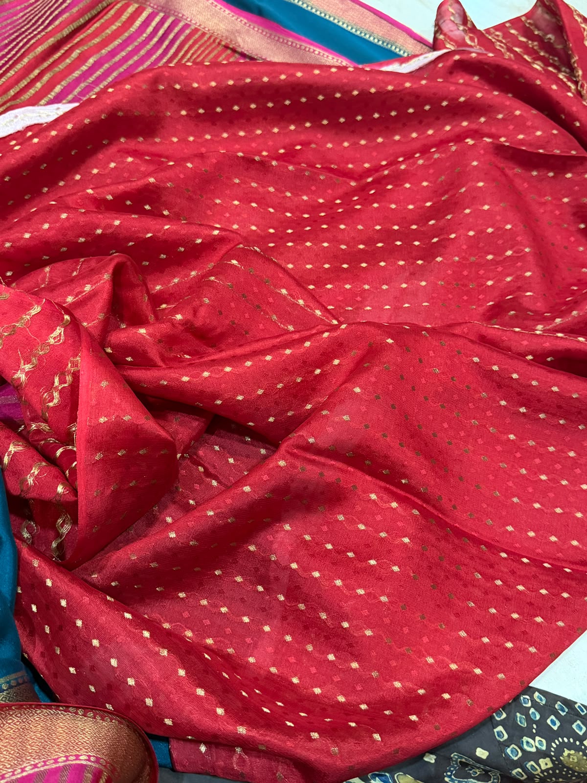 Pure Mysore Crepe Silk Saree