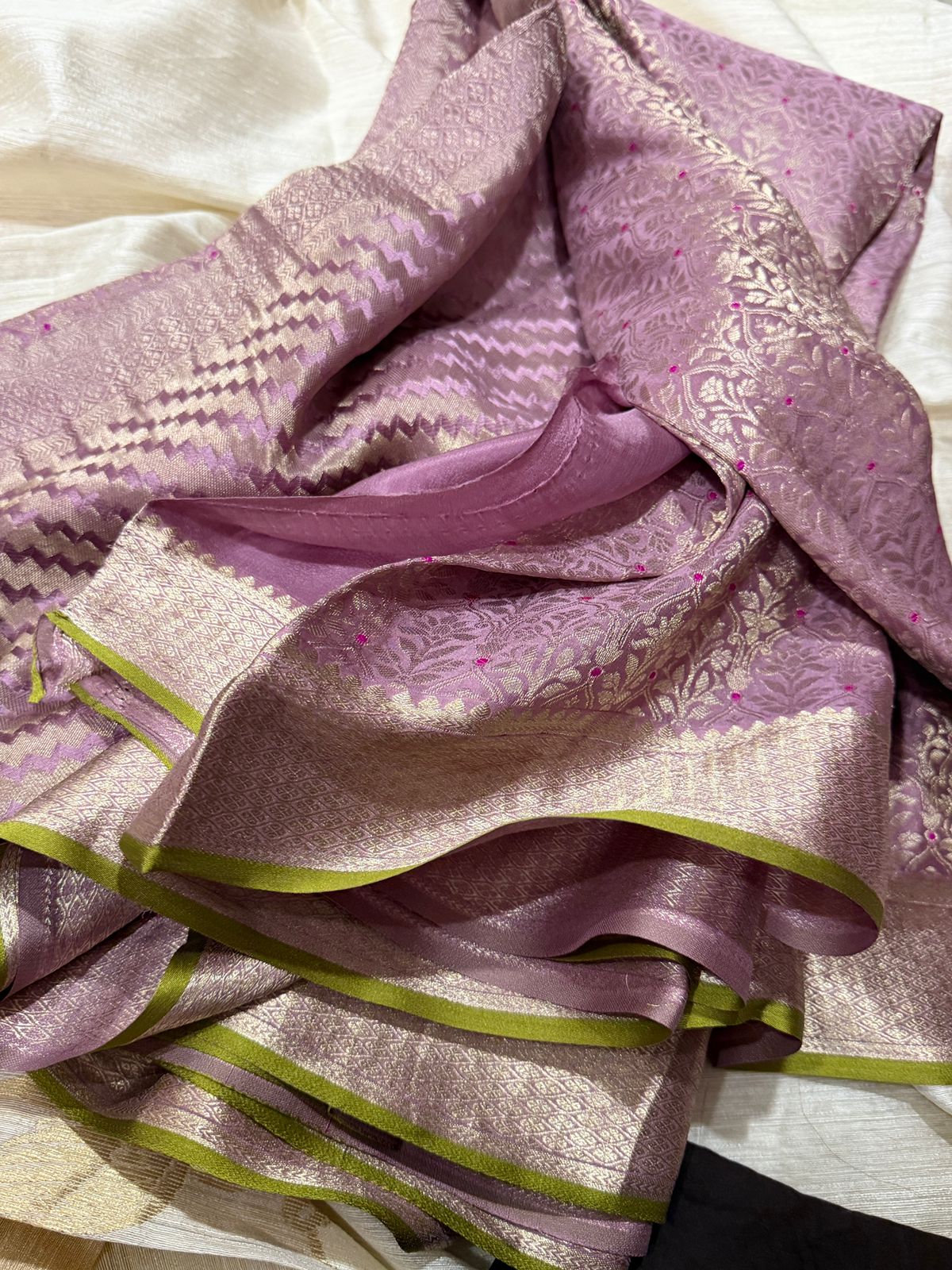 Pure Mysore Brocade Crepe Silk Saree