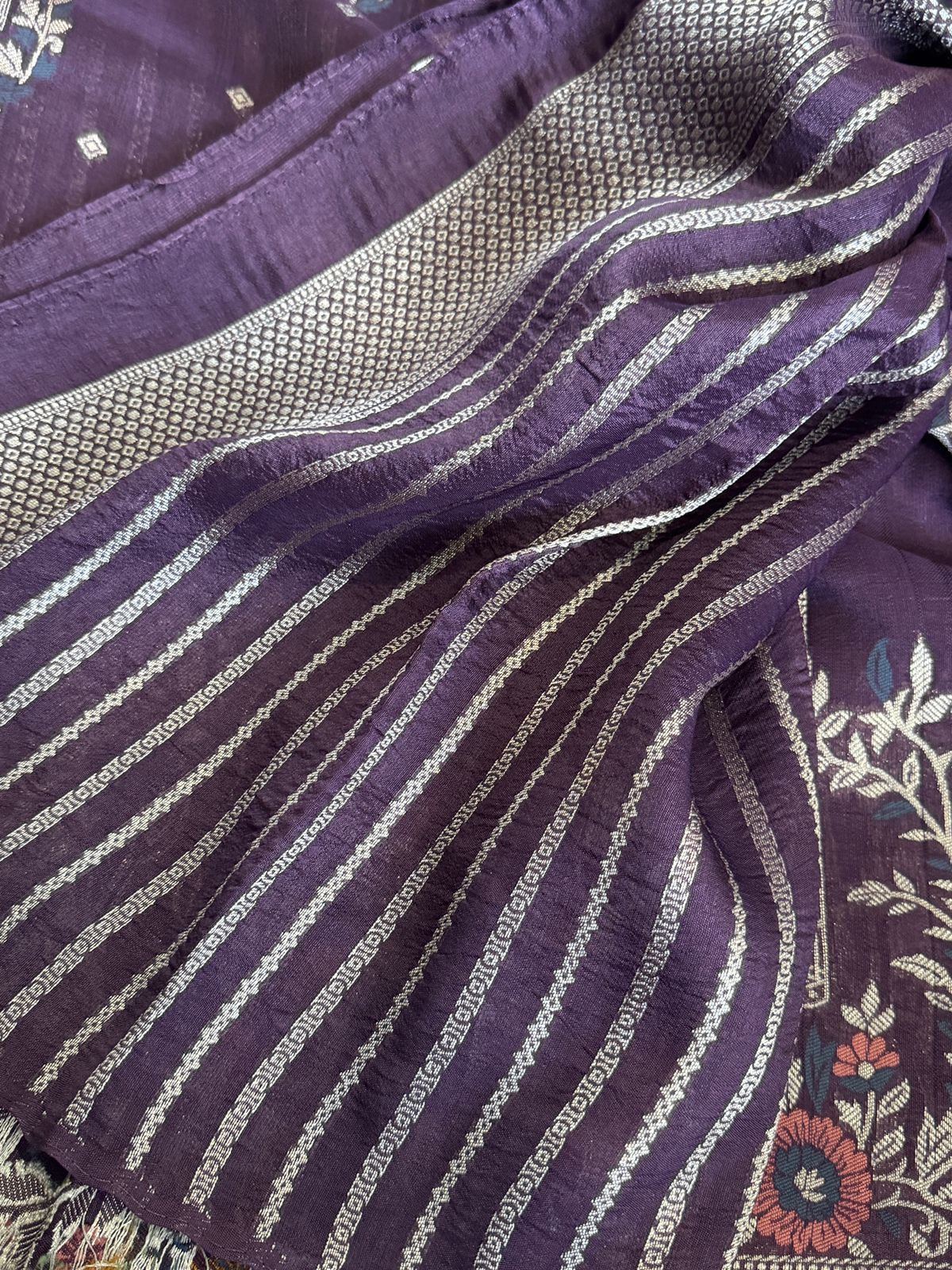 Banarasi Viscose Tussar Silk Weave Saree