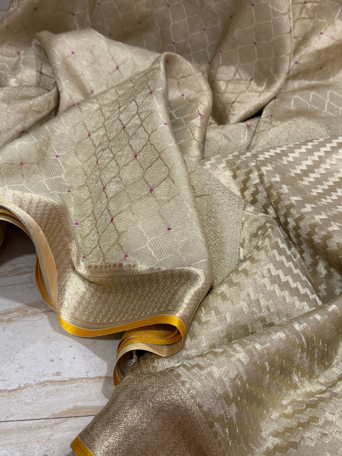 Pure Mysore Brocade Crepe Silk Saree