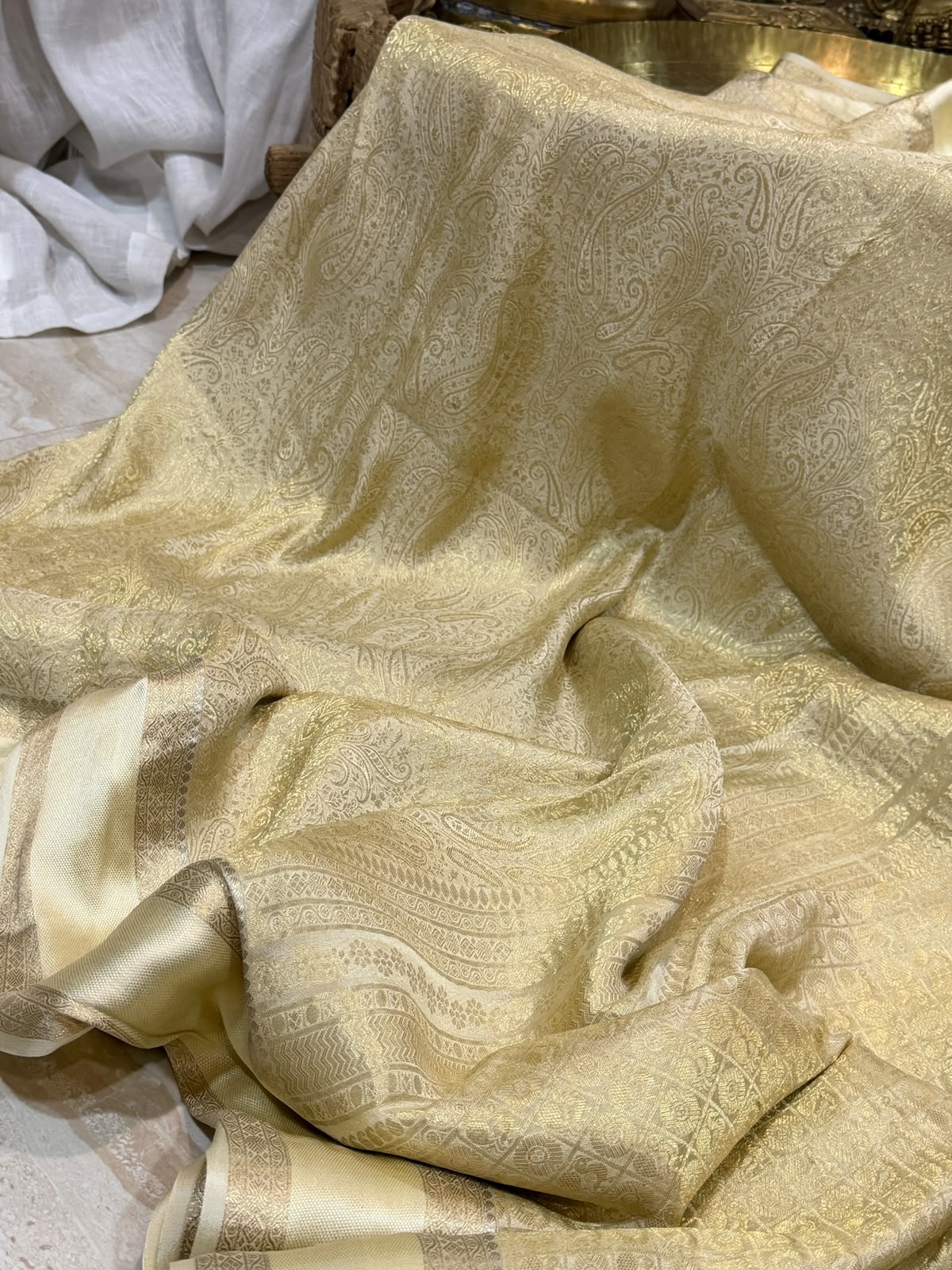 Pure Mysore Brocade Crepe Silk Saree