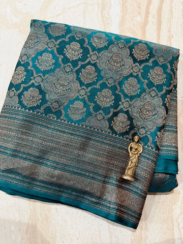 Pure Mysore Brocade Crepe Silk Saree