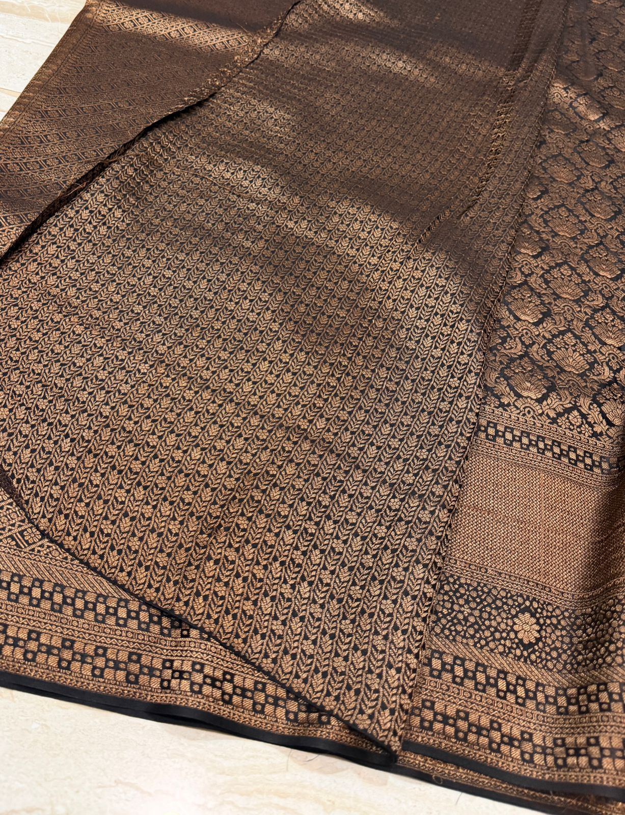 Pure Mysore Brocade Crepe Silk Saree