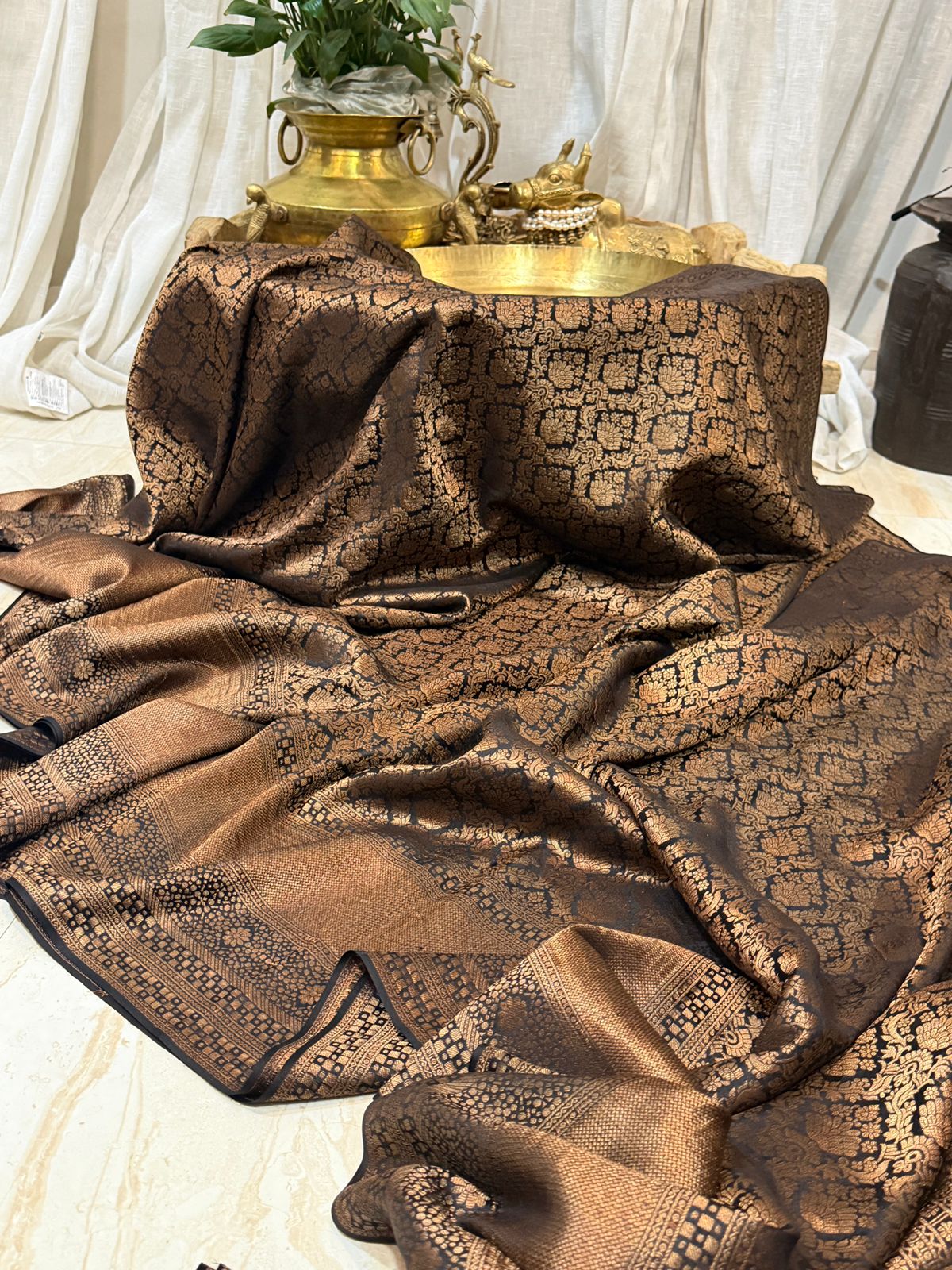Pure Mysore Brocade Crepe Silk Saree