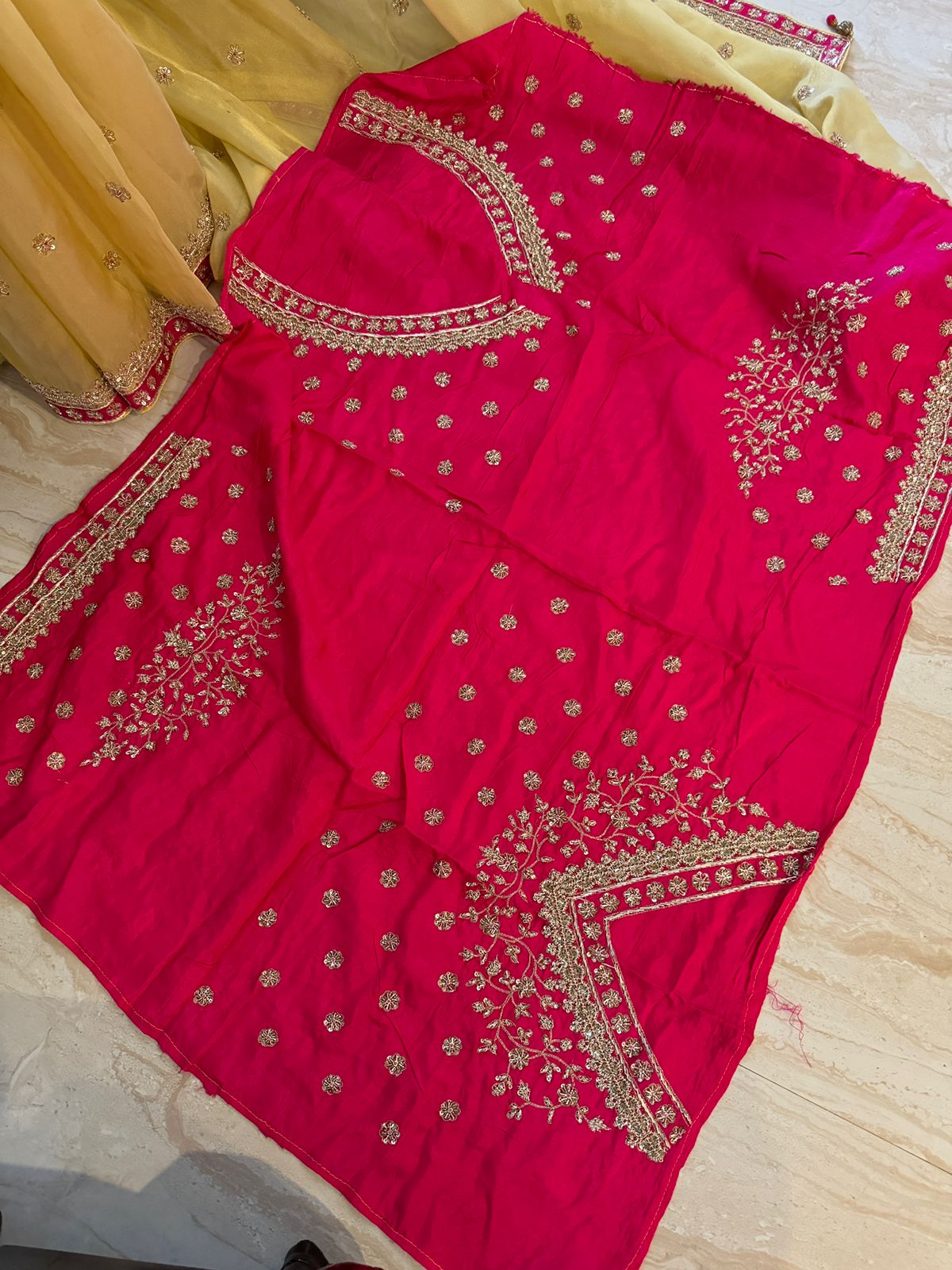 Designer Soft Tissue Silk  Zardozi Embroidery Saree