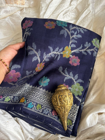 Banarasi Viscose Tussar Silk Weave Saree