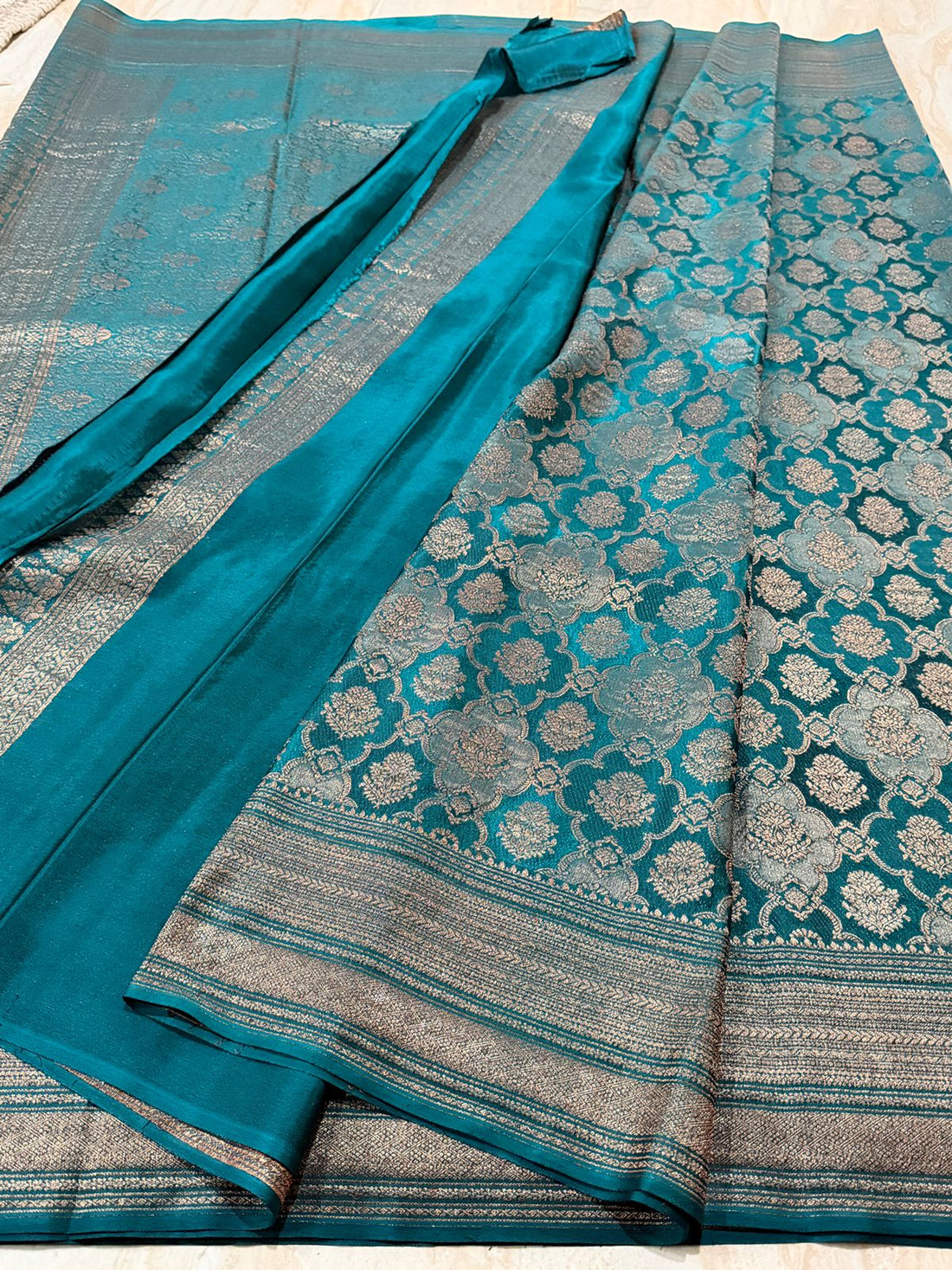 Pure Mysore Brocade Crepe Silk Saree
