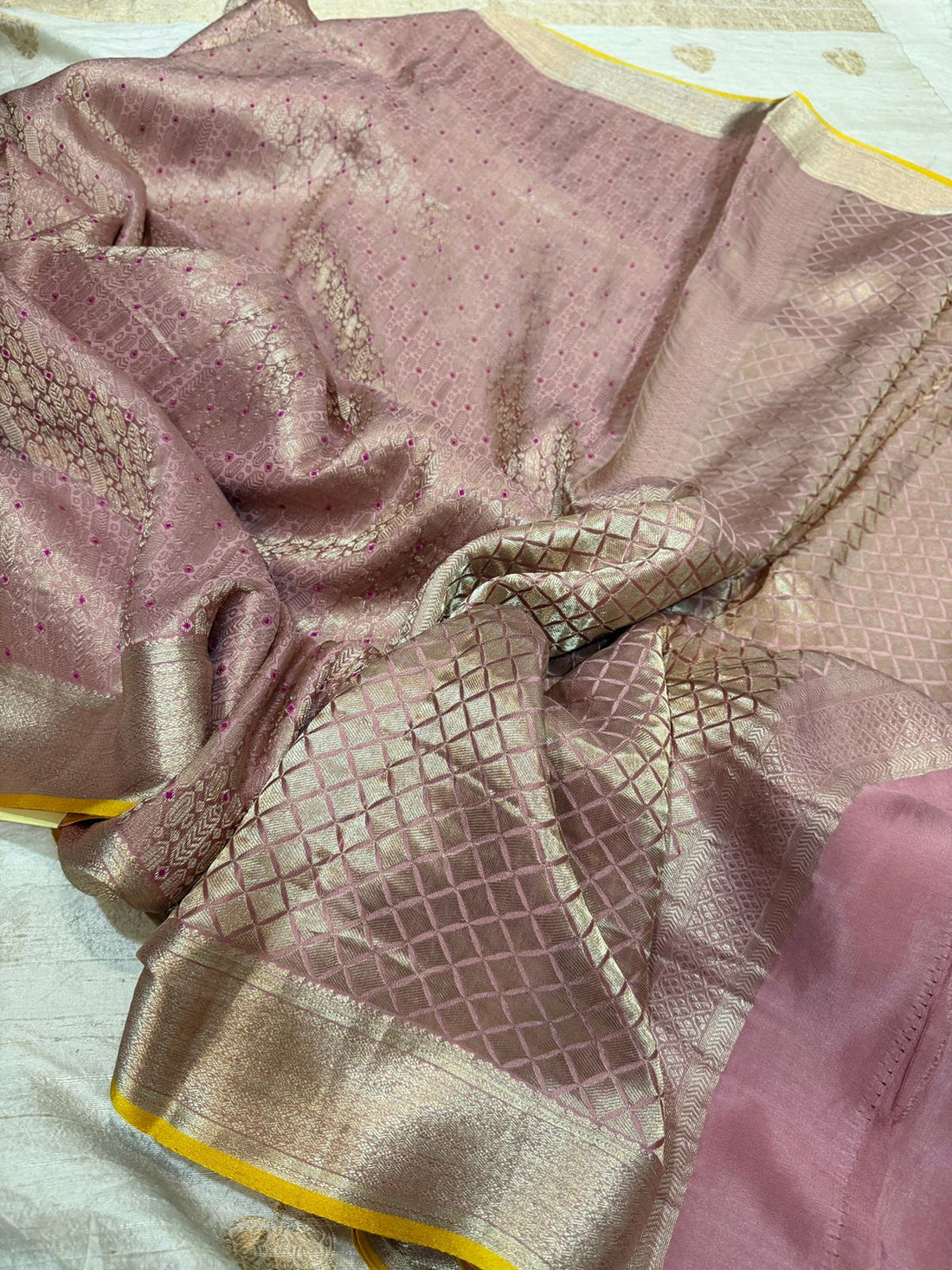 Pure Mysore Brocade Crepe Silk Saree
