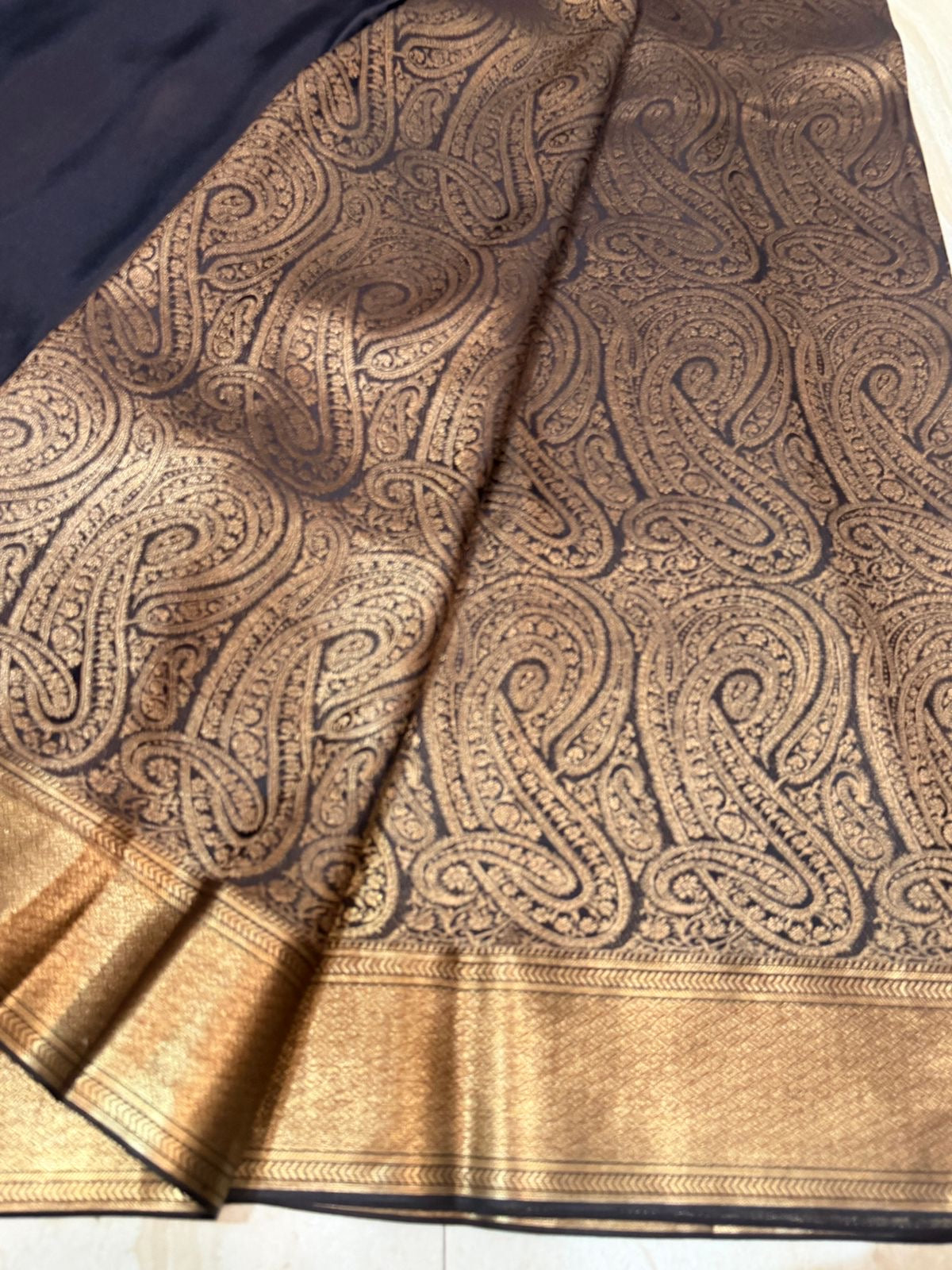 Pure Mysore Brocade Crepe Silk Saree