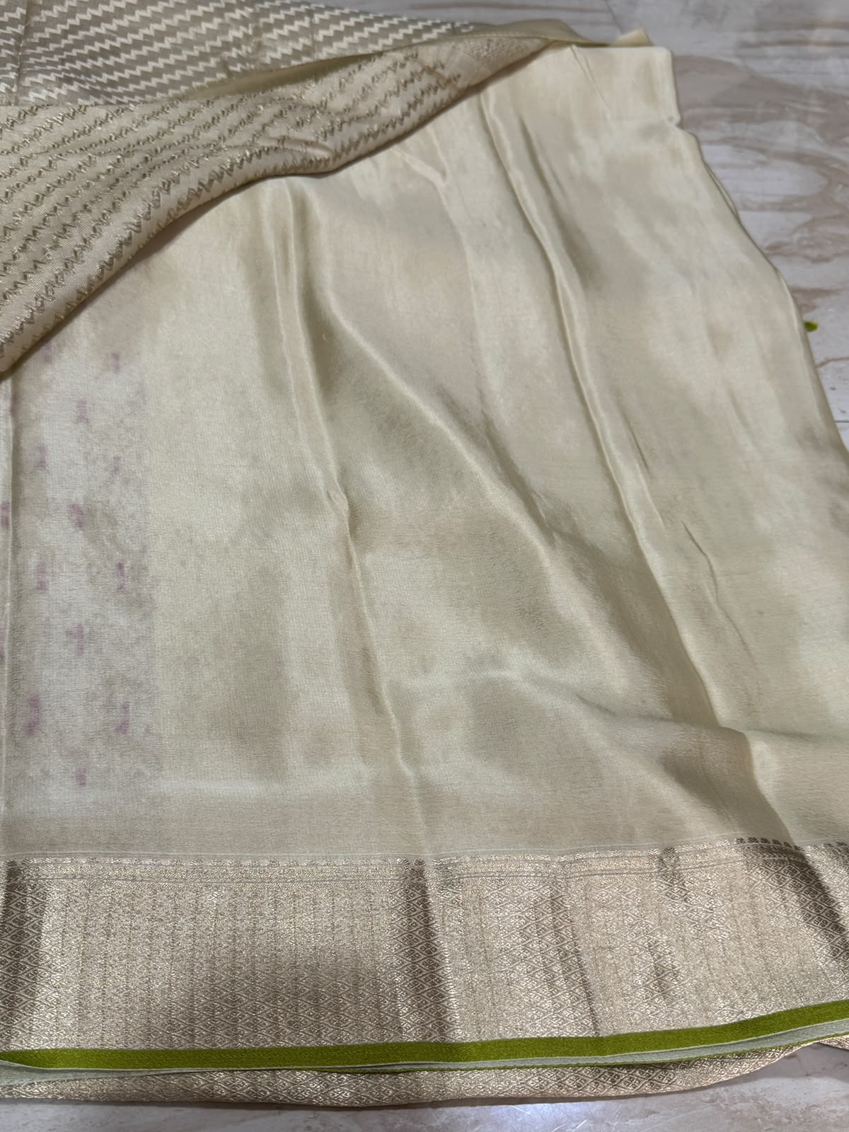 Pure Mysore Brocade Crepe Silk Saree