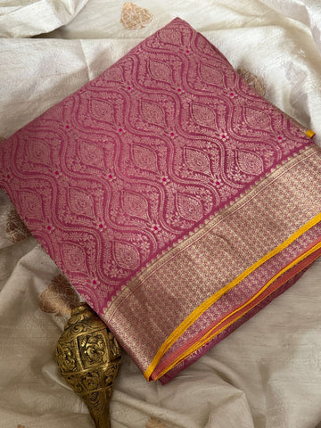Pure Mysore Brocade Crepe Silk Saree
