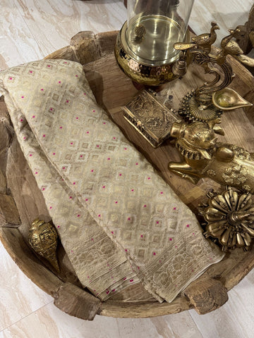 Pure Mysore Brocade Crepe Silk Saree