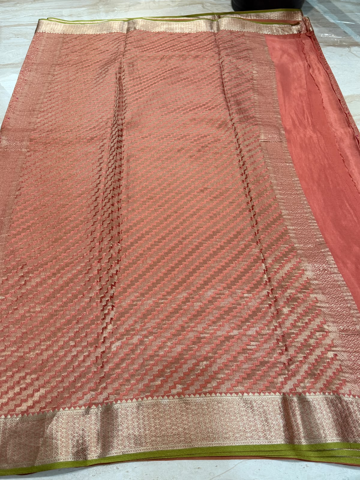 Pure Mysore Brocade Crepe Silk Saree
