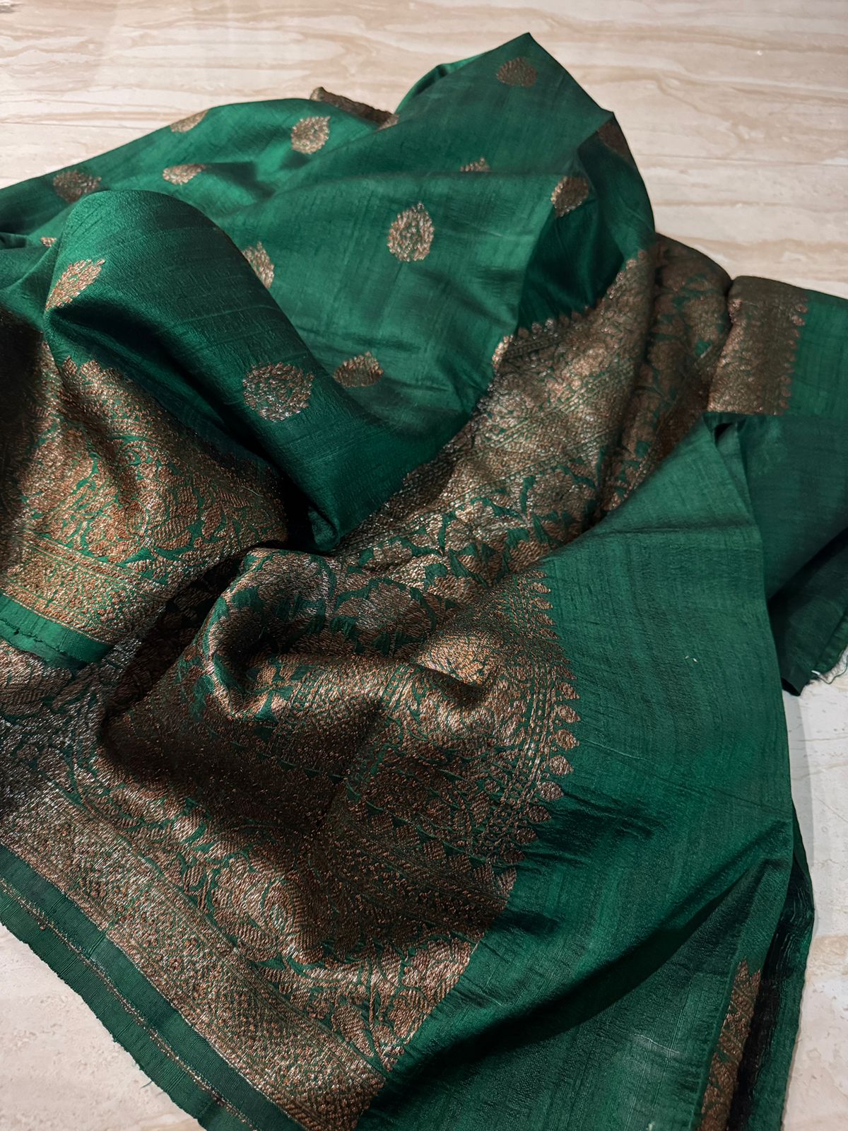 Pure Handloom Raw Silk Banarasi Saree