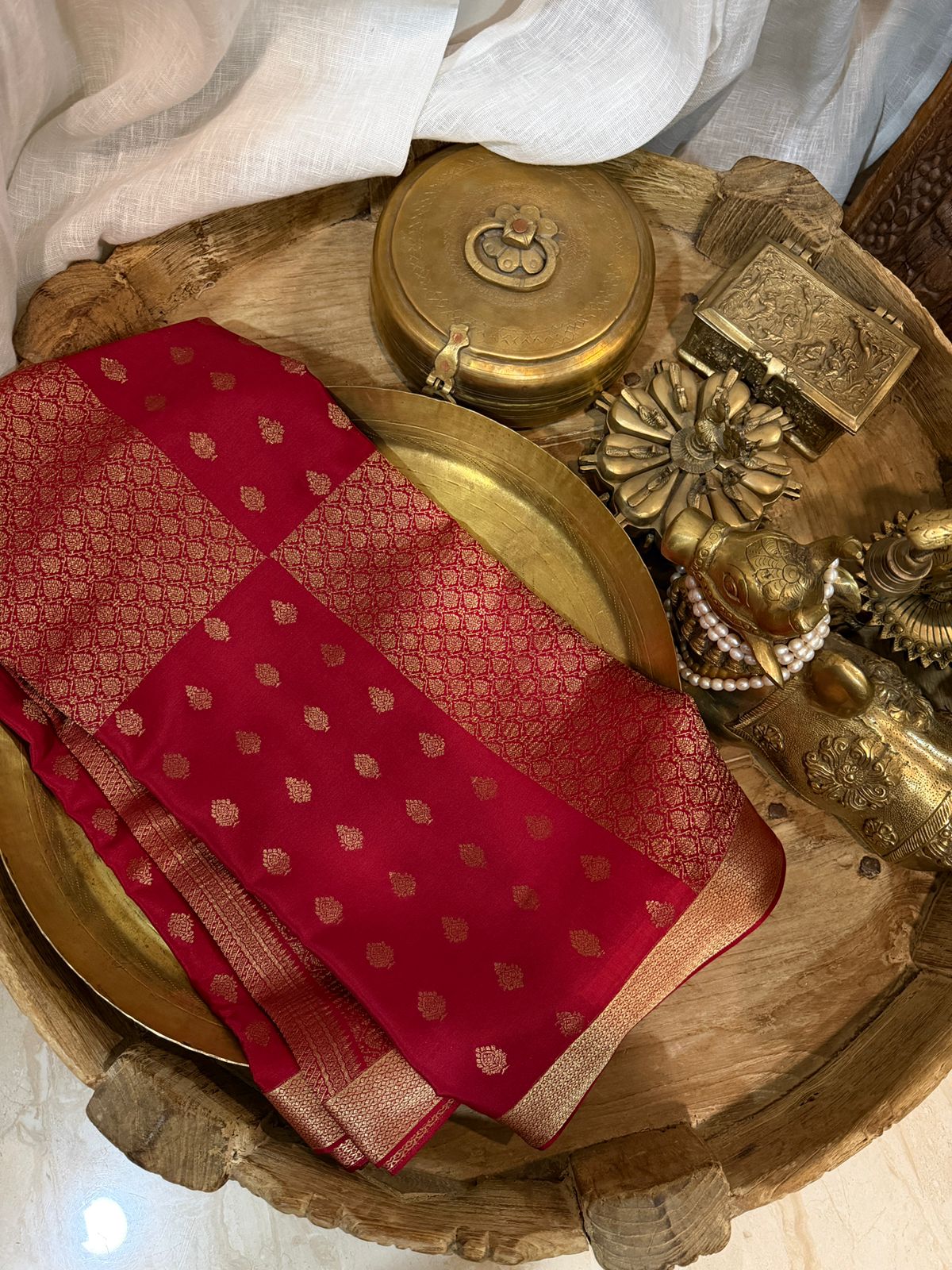 Pure Mysore Crepe Silk Saree