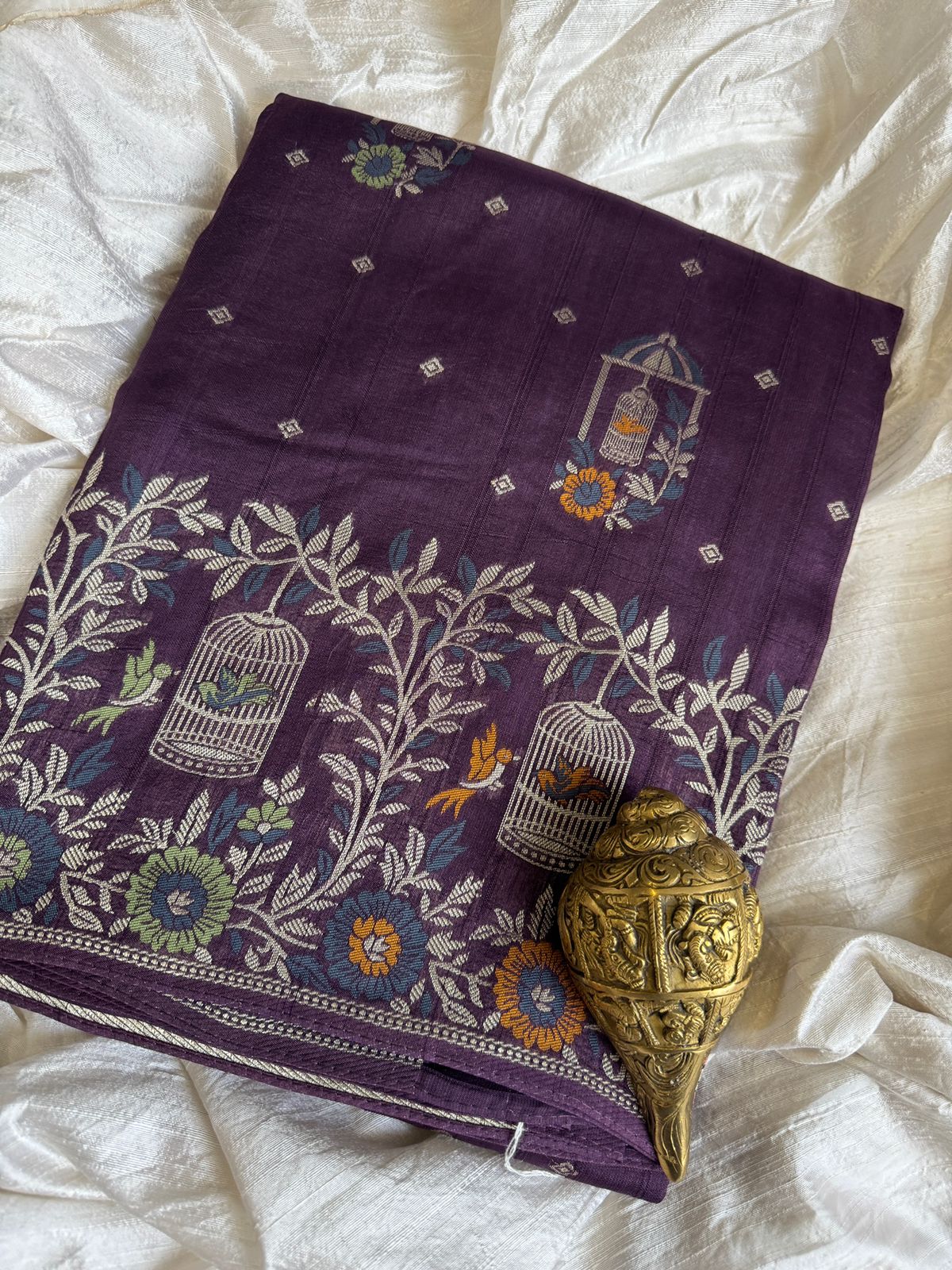 Banarasi Viscose Tussar Silk Weave Saree
