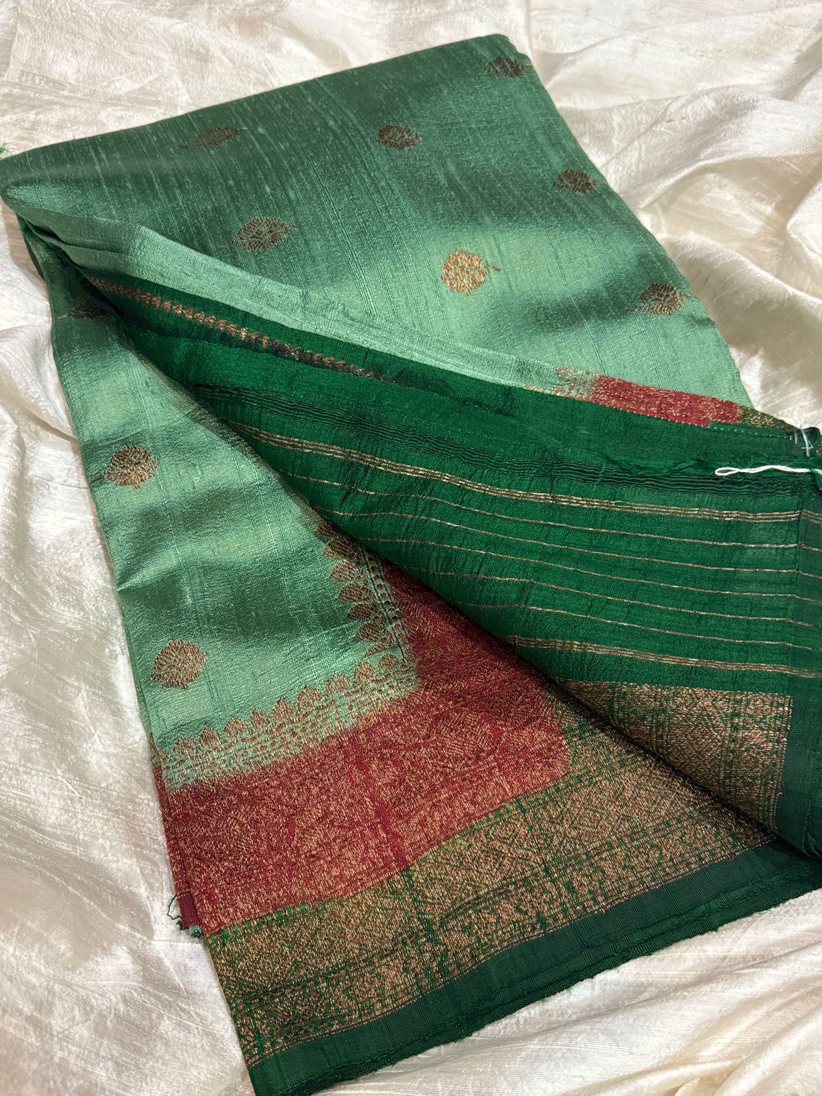 Pure Handloom Raw Silk Banarasi Saree