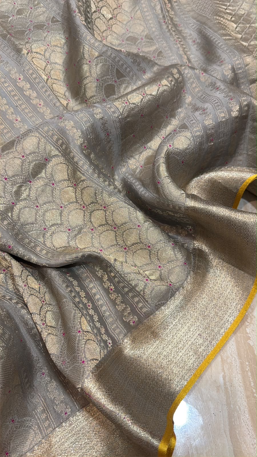 Pure Mysore Brocade Crepe Silk Saree
