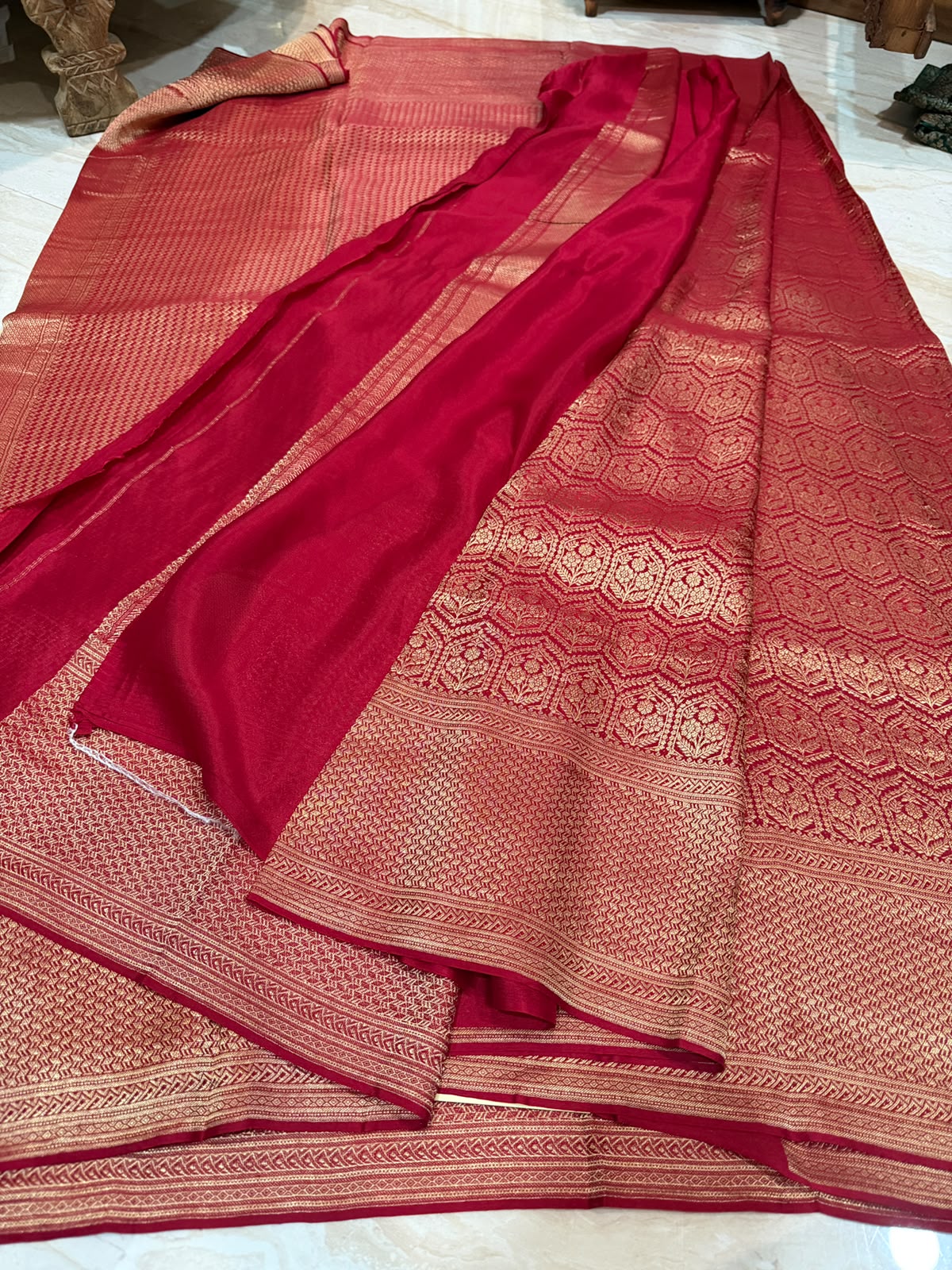 Pure Mysore Brocade Crepe Silk Saree
