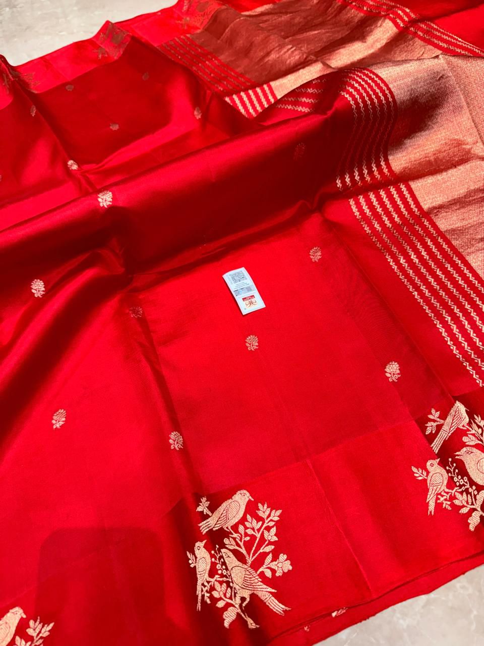 Banarasi Mango Silk (Dyeable Soft Katan Silk) saree