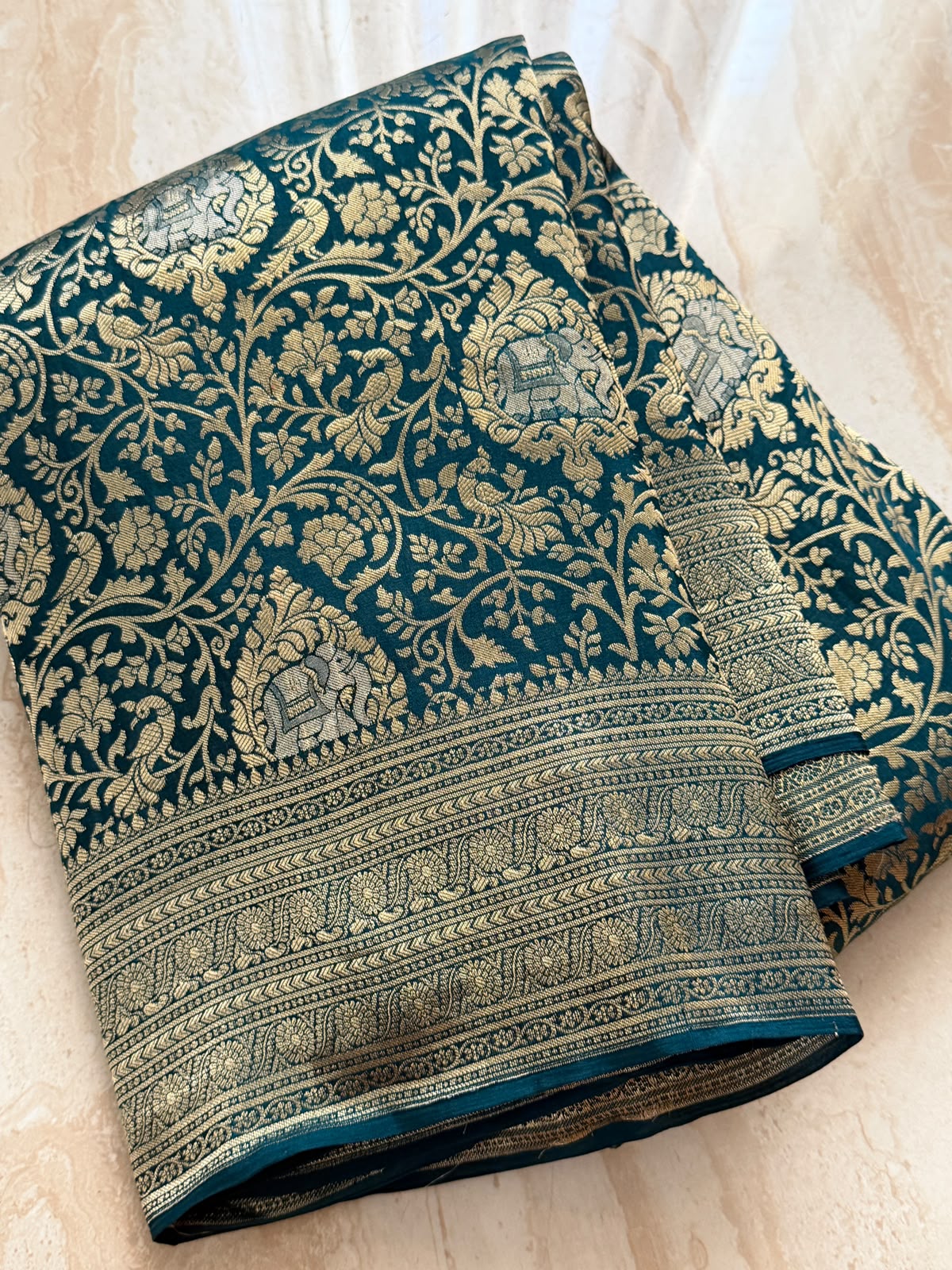 Pure Mysore Brocade Crepe Silk Saree