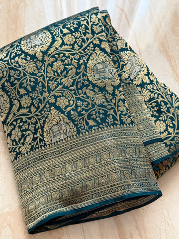 Pure Mysore Brocade Crepe Silk Saree