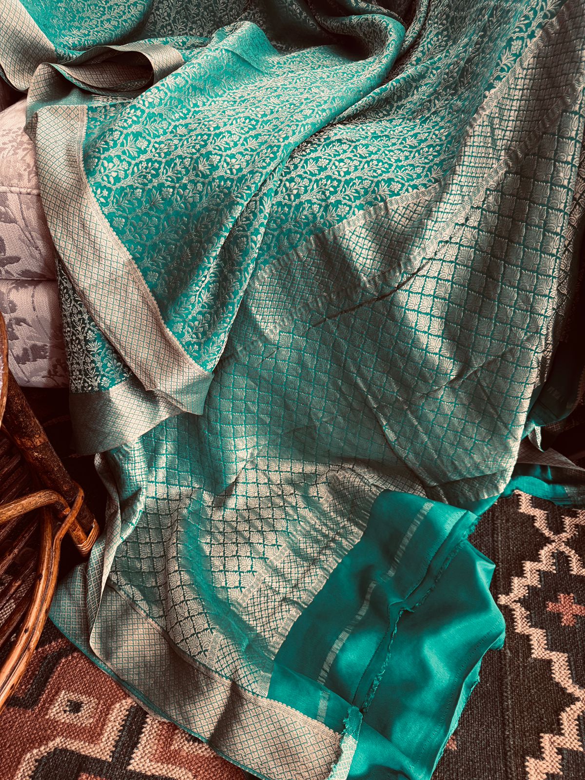 Pure Mysore Brocade Crepe Silk Saree