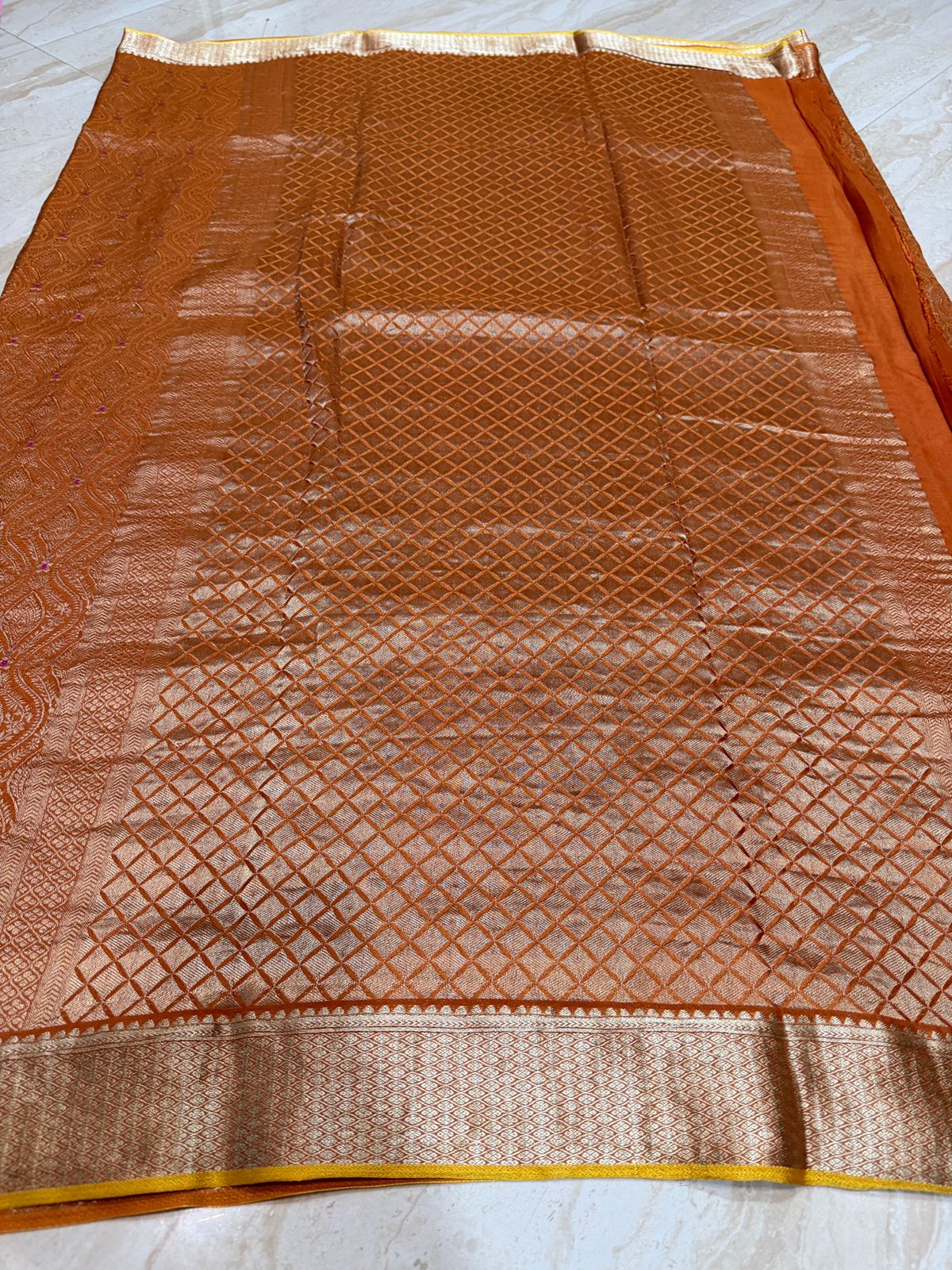 Pure Mysore Brocade Crepe Silk Saree