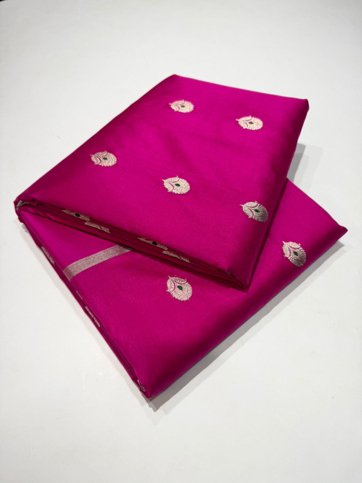 Pure Handloom Chanderi Pattu Soft Silk Saree