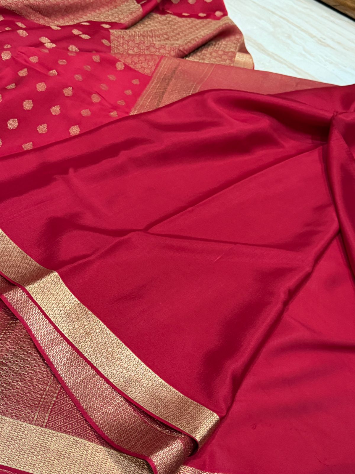 Pure Mysore Crepe Silk Saree