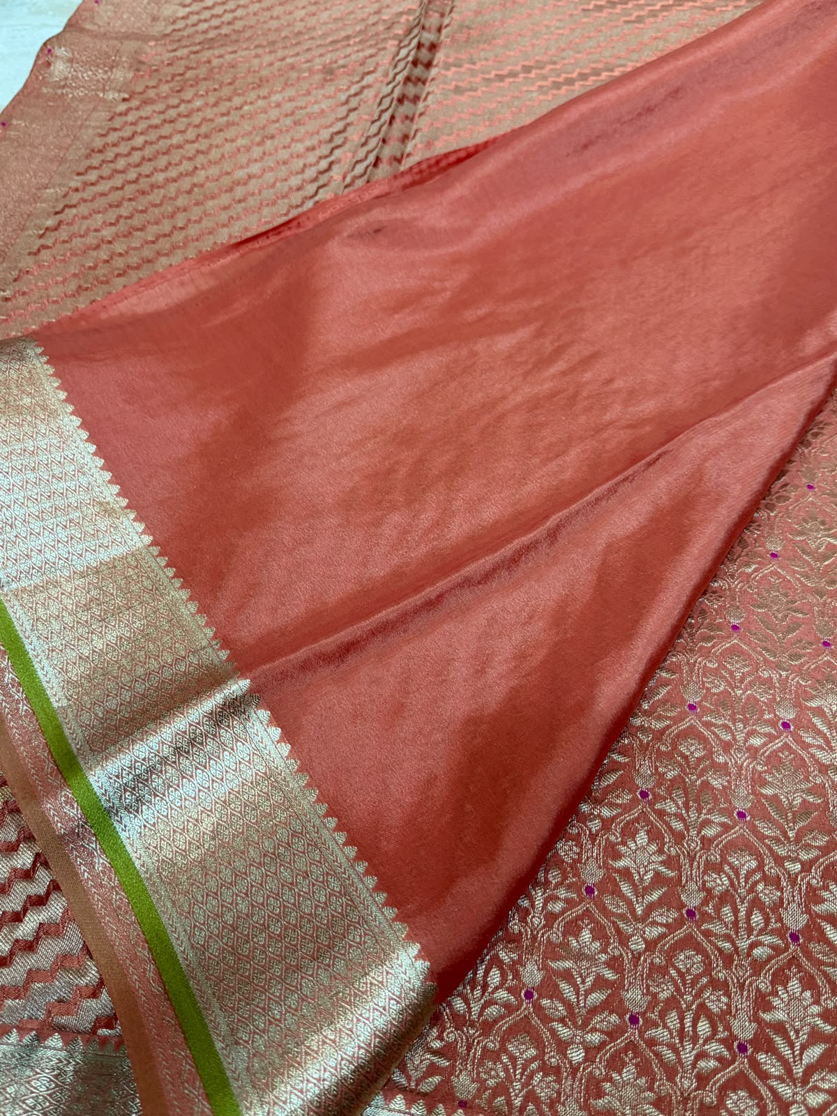 Pure Mysore Brocade Crepe Silk Saree
