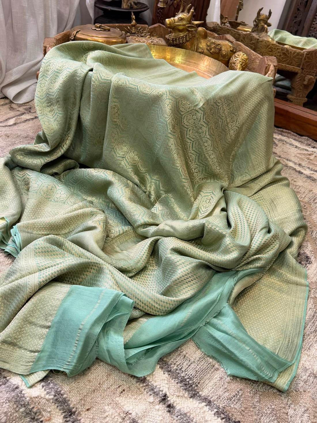 Mysore Brocade Crepe Silk Saree