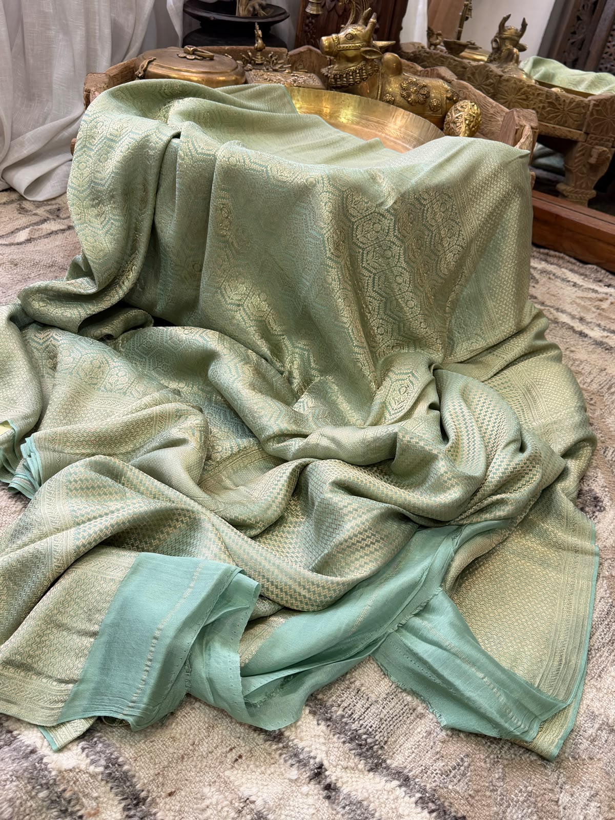 Mysore Brocade Crepe Silk Saree