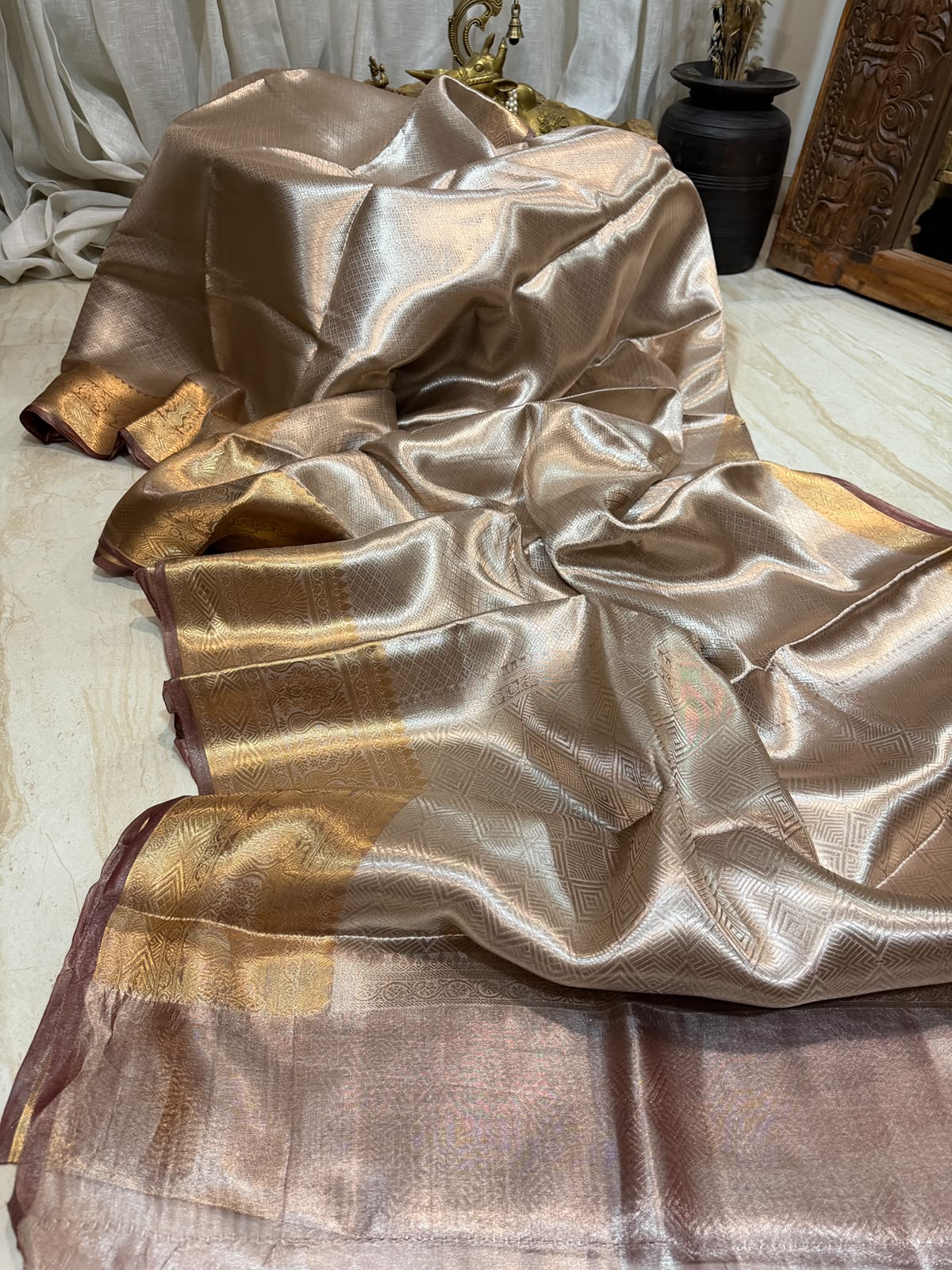 Banarasi Soft Tissue Brocade Saree