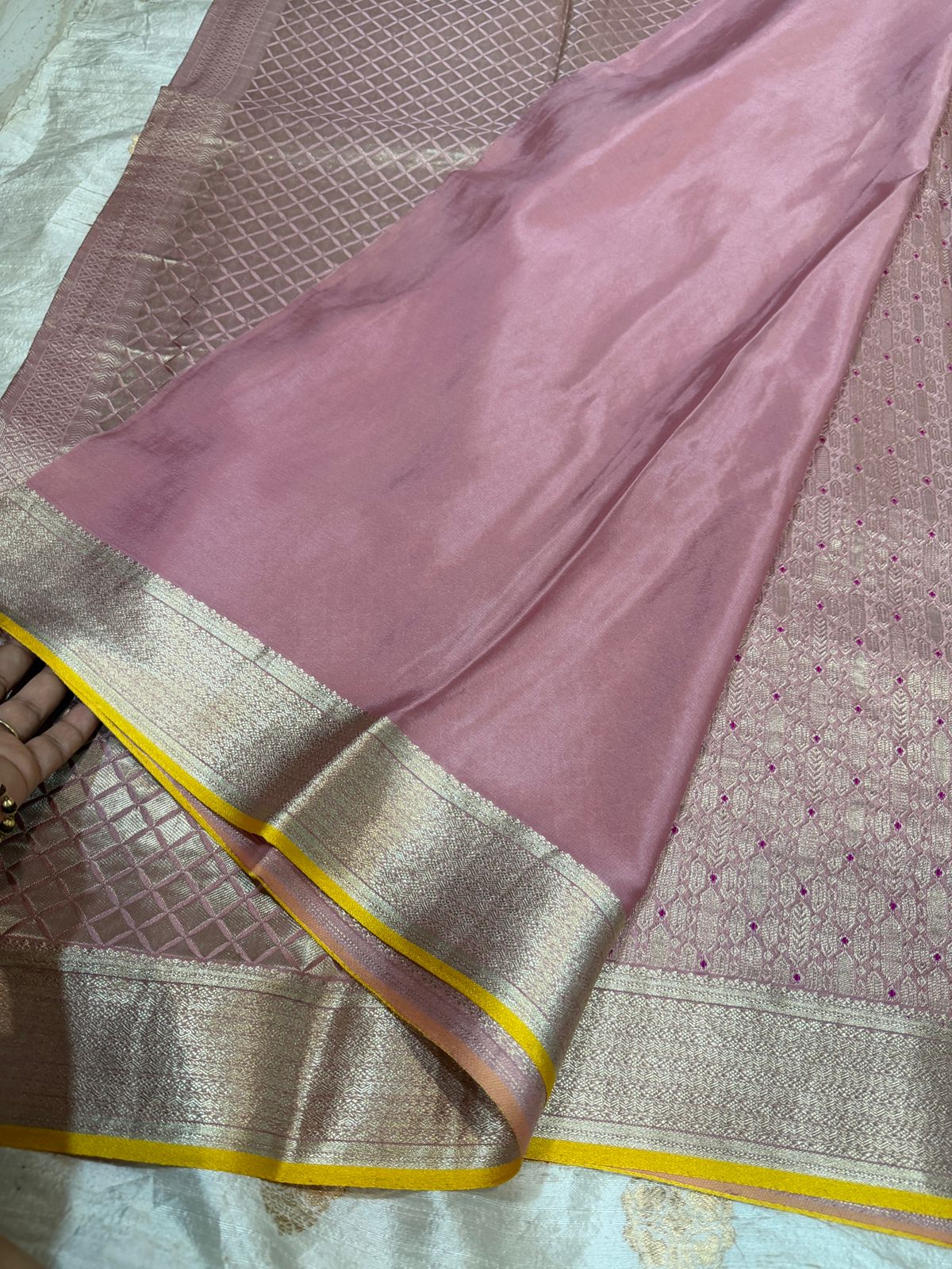 Pure Mysore Brocade Crepe Silk Saree