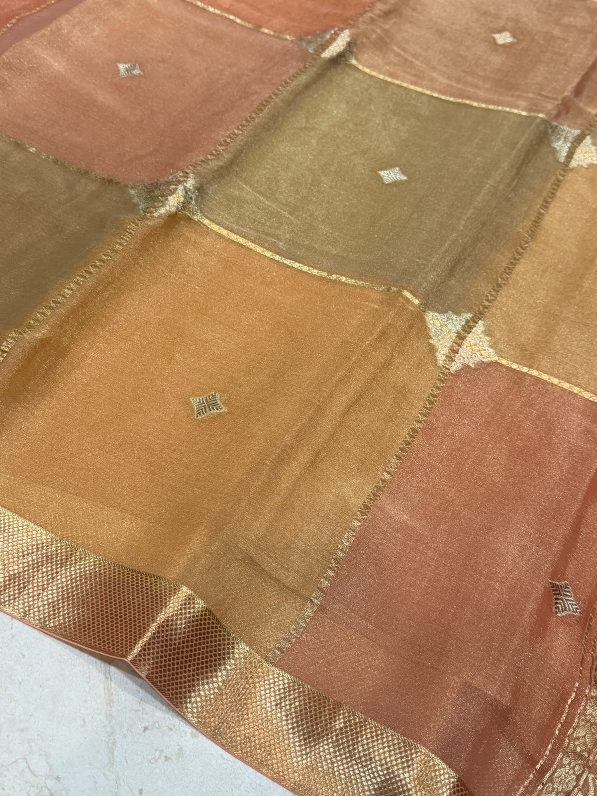 Mysore Tissue Georgette Crepe Silk Saree