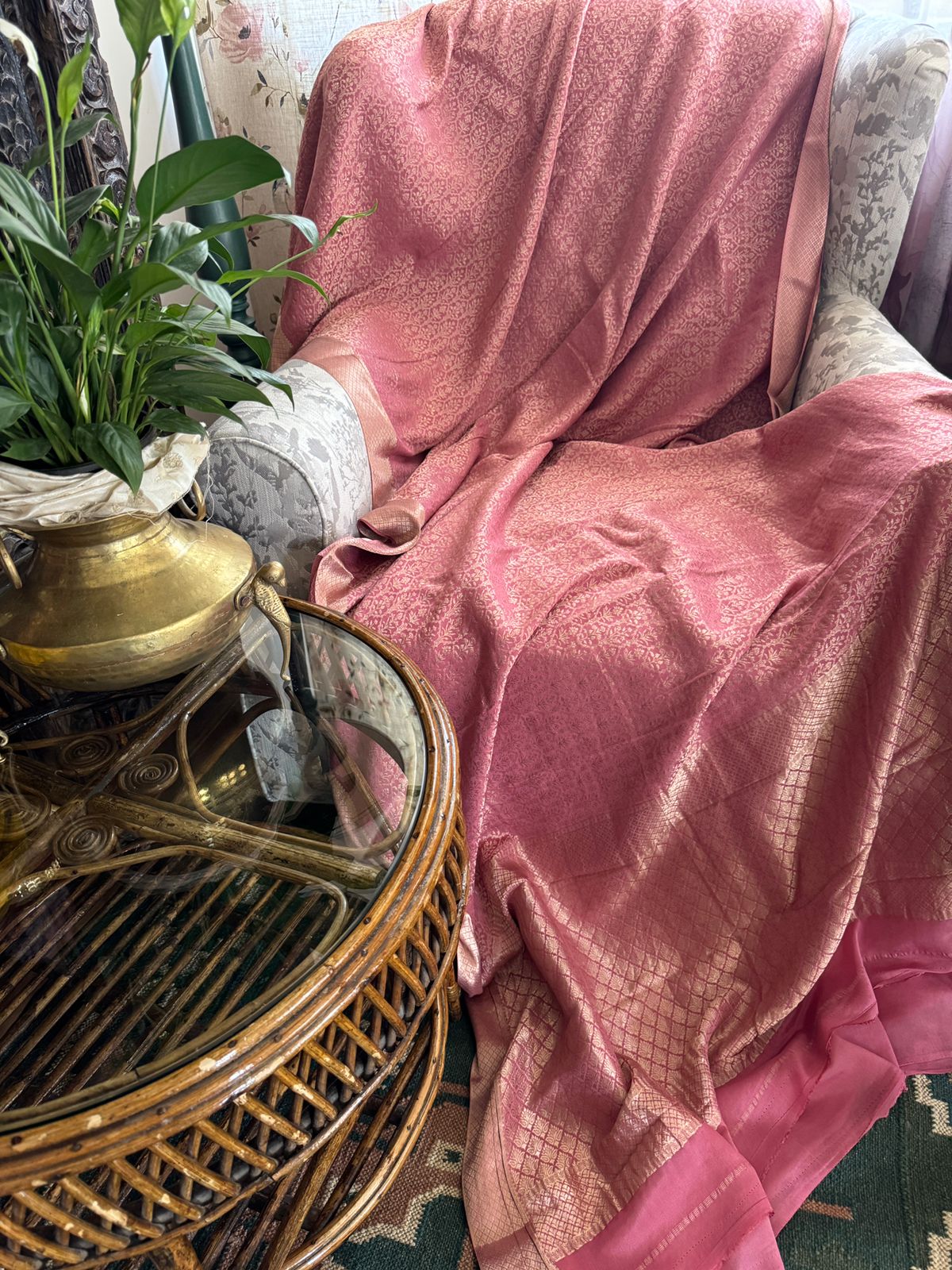 Pure Mysore Brocade Crepe Silk Saree