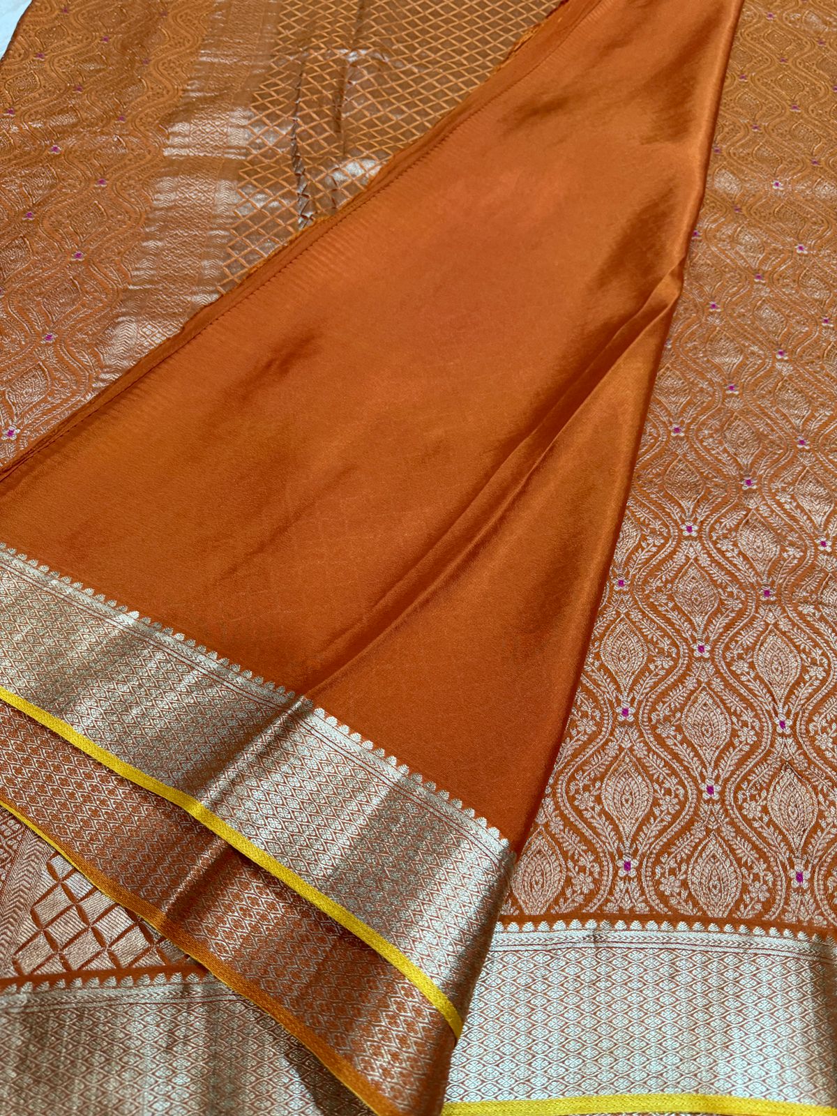 Pure Mysore Brocade Crepe Silk Saree