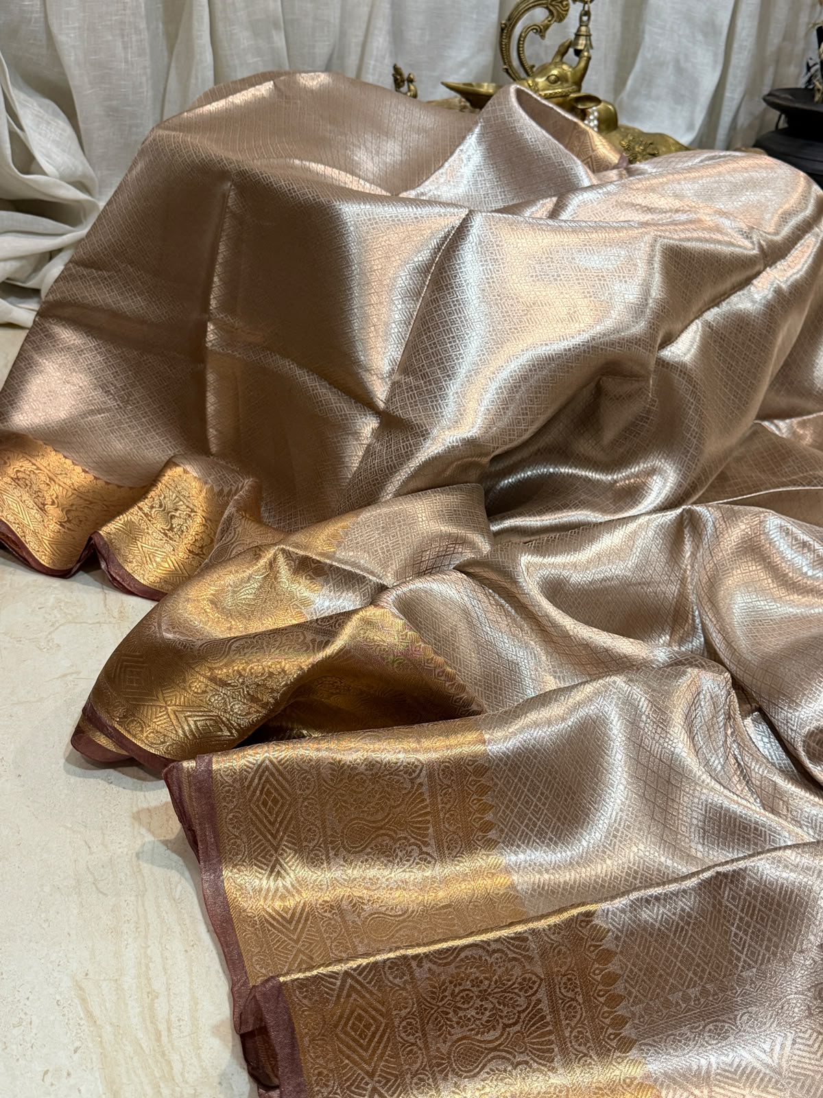 Banarasi Soft Tissue Brocade Saree