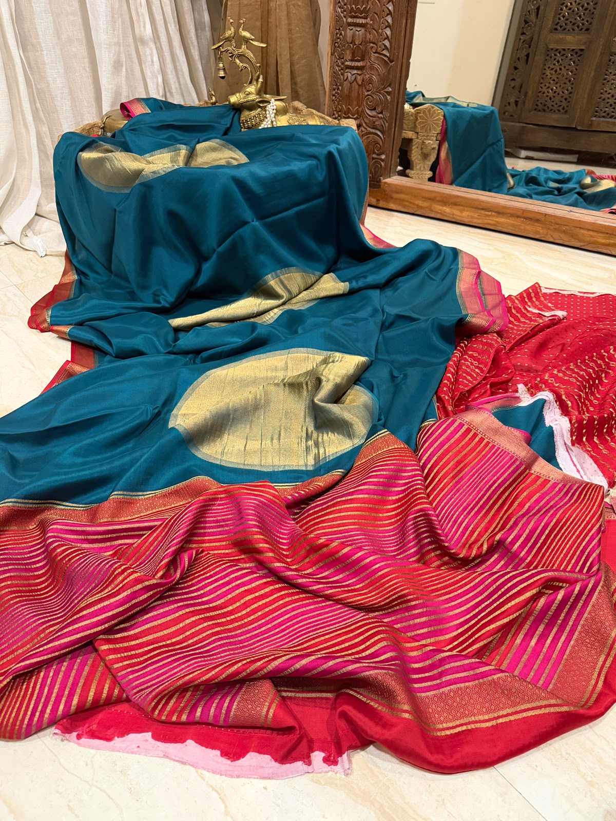 Pure Mysore Crepe Silk Saree
