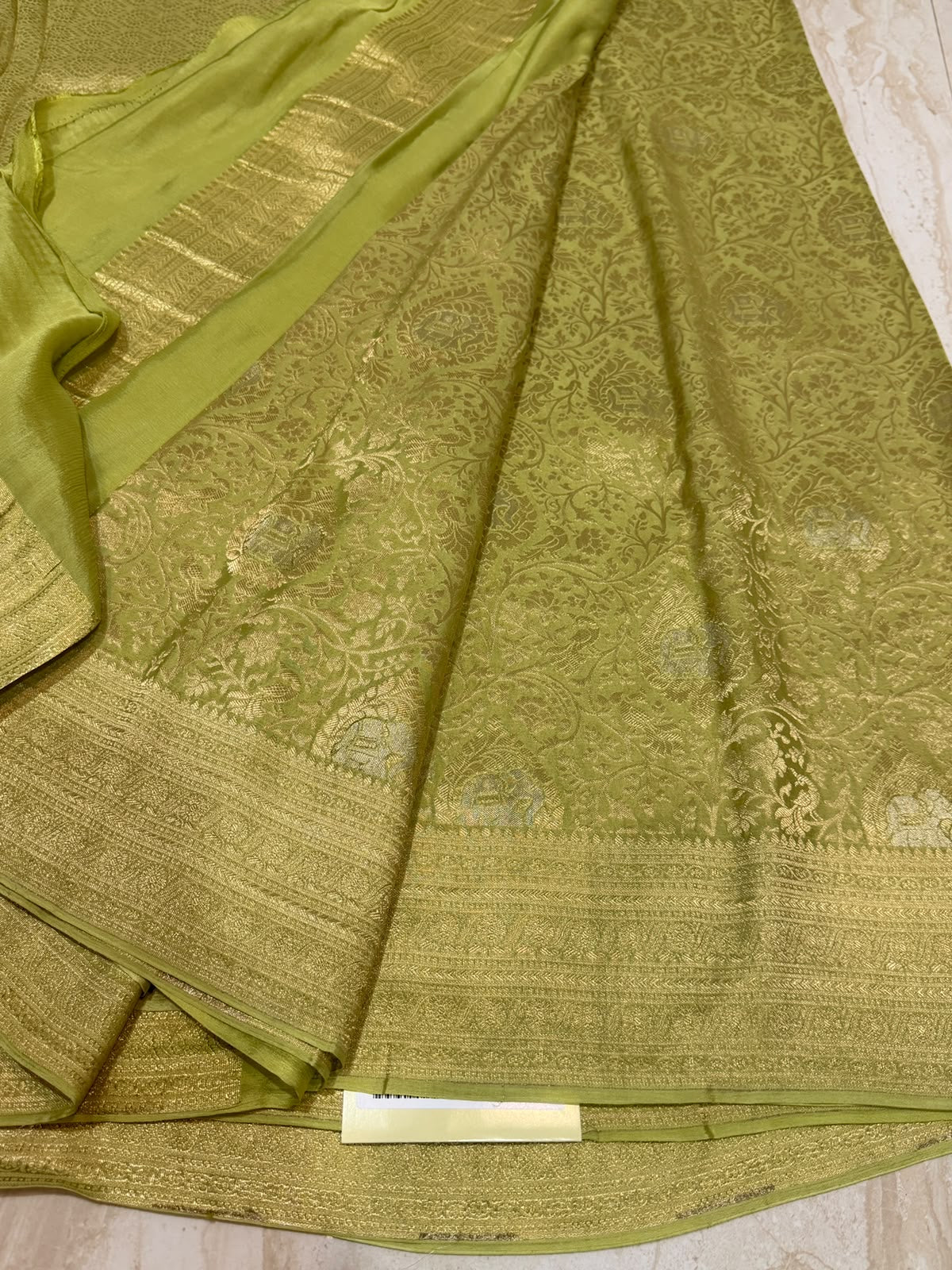 Pure Mysore Brocade Crepe Silk Saree