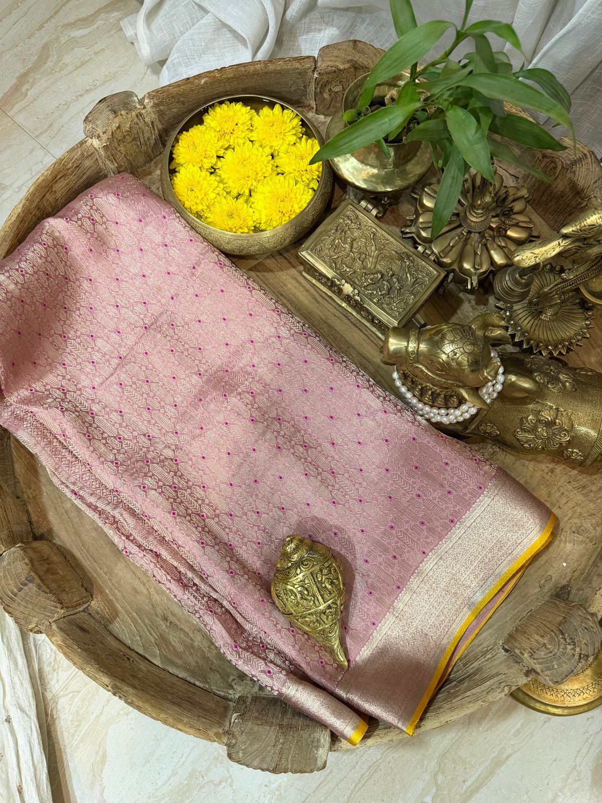 Pure Mysore Brocade Crepe Silk Saree
