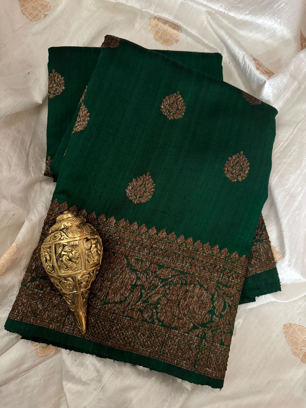 Pure Handloom Raw Silk Banarasi Saree