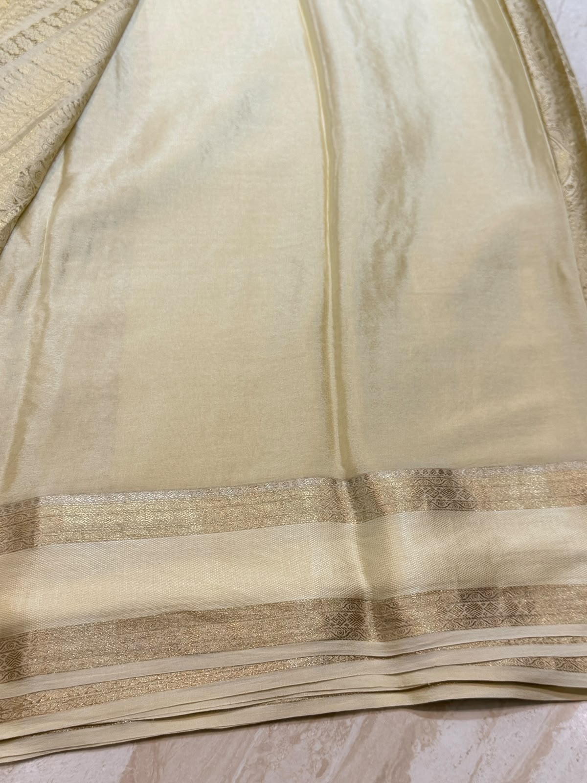 Pure Mysore Brocade Crepe Silk Saree