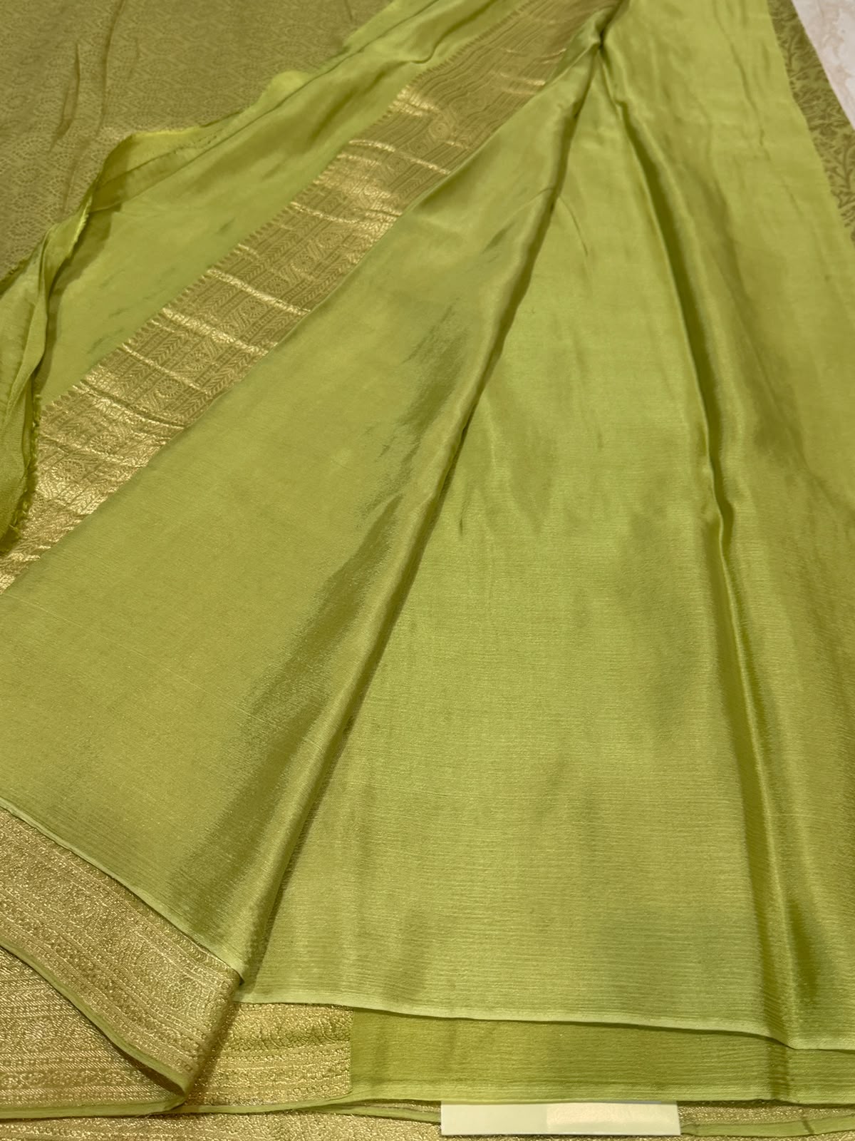 Pure Mysore Brocade Crepe Silk Saree