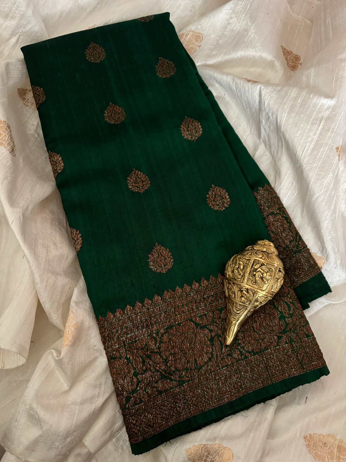 Pure Handloom Raw Silk Banarasi Saree