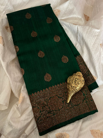 Pure Handloom Raw Silk Banarasi Saree