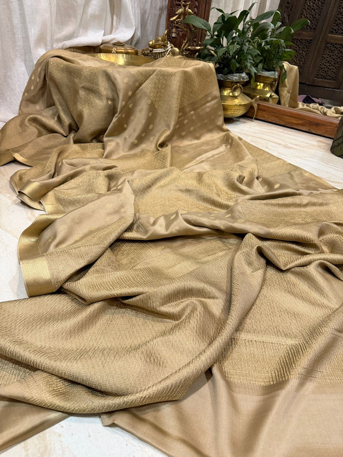 Pure Mysore Crepe Silk Saree