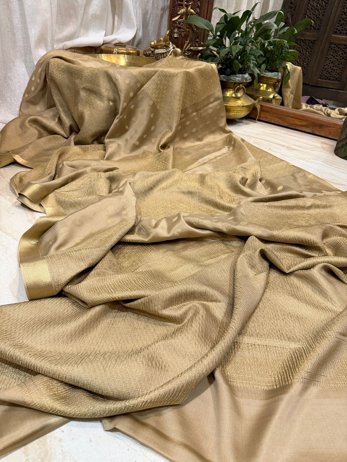 Pure Mysore Crepe Silk Saree
