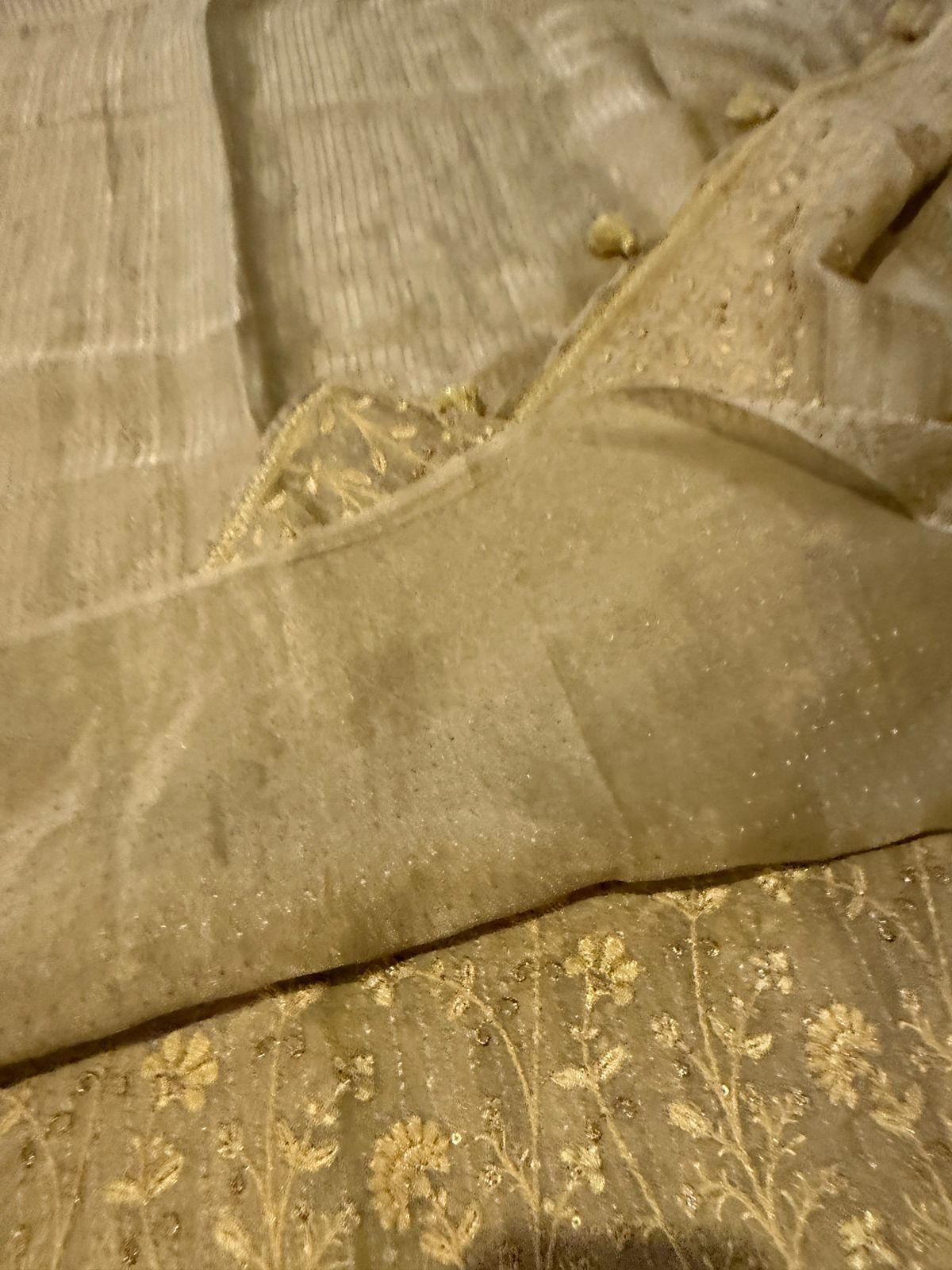 Mysore Tissue Georgette Soft Silk Saree With Machine Embroidery